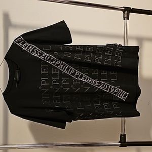 Plein shirt with rhinestones